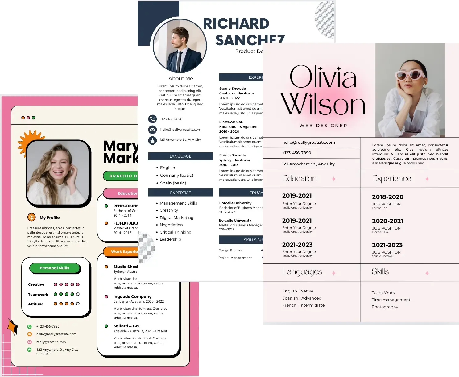 modern CV template with 2 columns is an example of CV that won’t pass the ATS scan